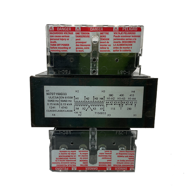 Schneider Electric / Telemecanique Control Transformer 115/230V 9070T150D33