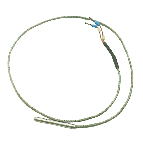 Termopar tipo K 26 mm L x 4,5 mm D –270 °C a 1260 °C con cable trenzado 1 m