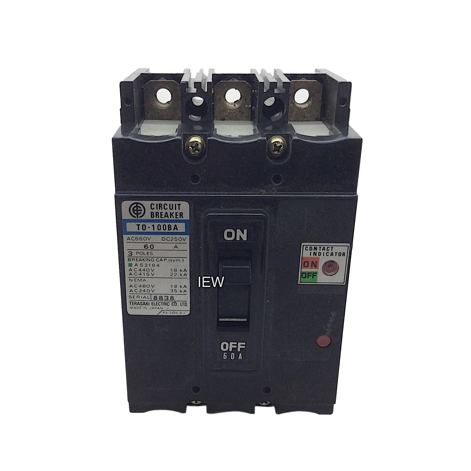Terasaki-TO-100BA-60A-Industrial-Electrical-Warehouse-Shop-Now