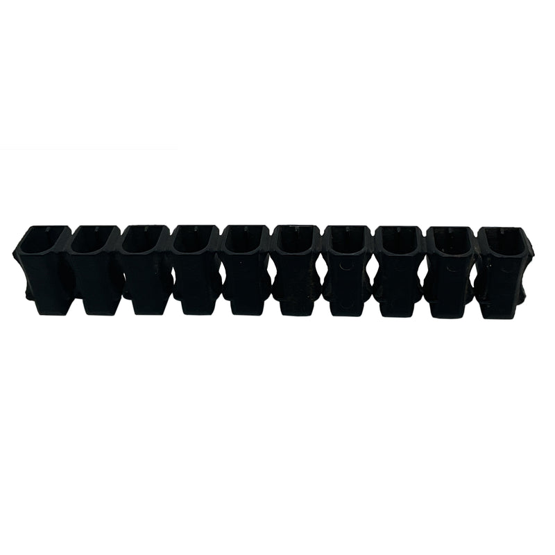 Terminal Strips 10 Connections 145mm L 450V Black 34255