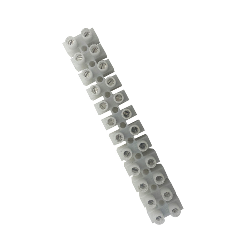 Terminal Strip 12 Way 50A White HM-3204