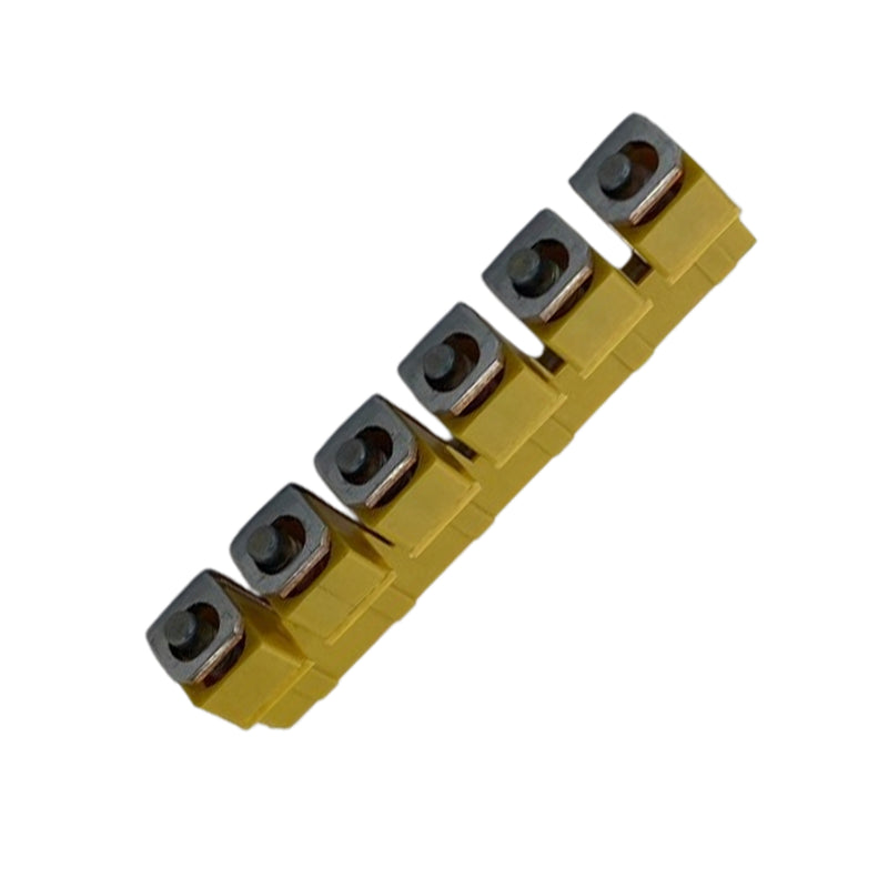 Terminal Strip Earth Terminal Yellow Lug 6-Way