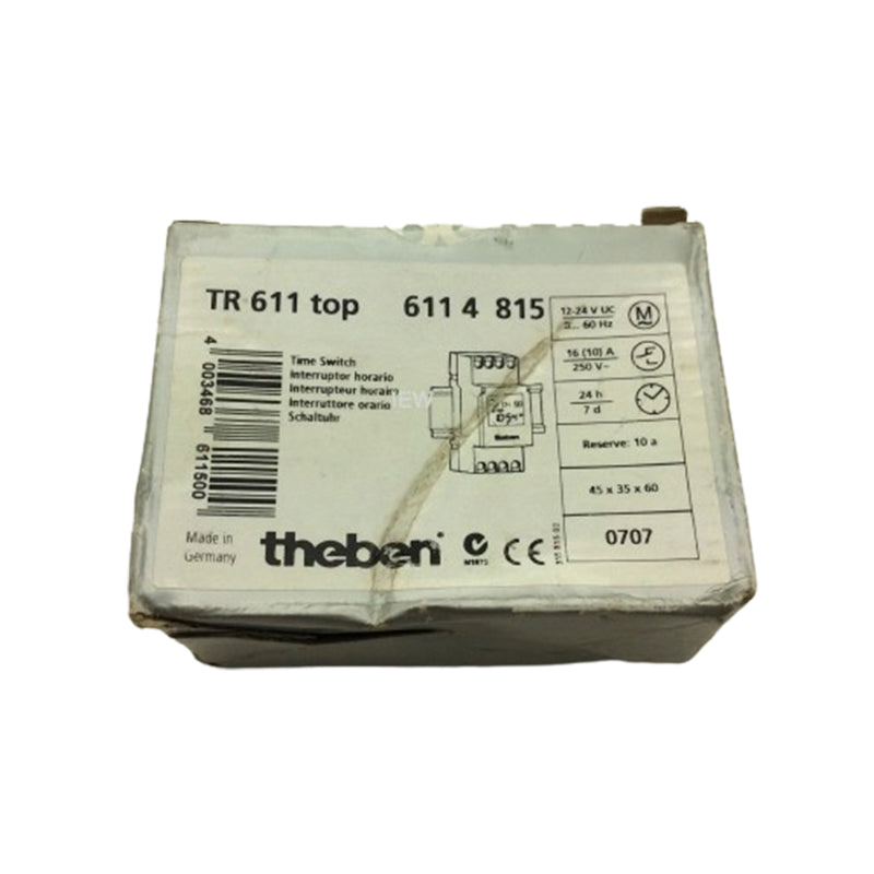 TheBen Time Switch 1-Channel 24H/7Day 16A 12-24V TR611 top 614815