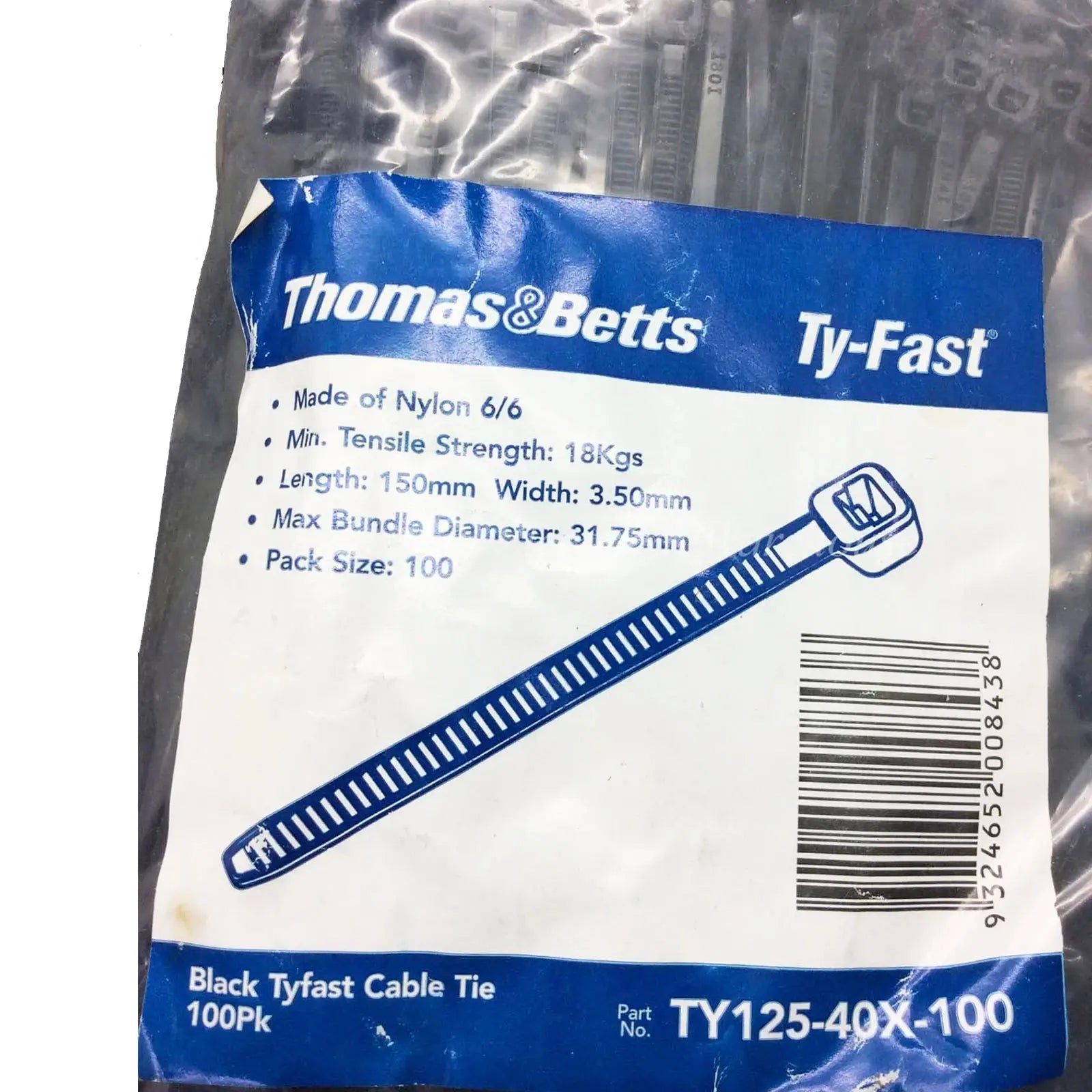 Thomas-and-Betts-TY125-40X-100-B-Industrial-Electrical-Warehouse-Shop-Now