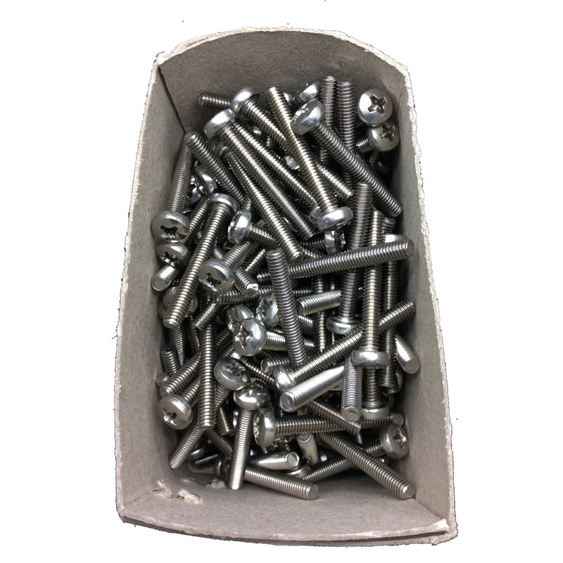 Thread Screws Pan Metal Head Phillips 304 S/Steel M4x30 SPXM4040302 Box of 200