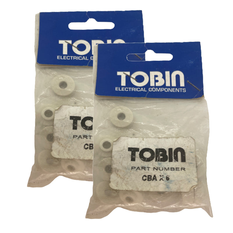 Tobin Ceramic Spacers White CBA x 6 Set