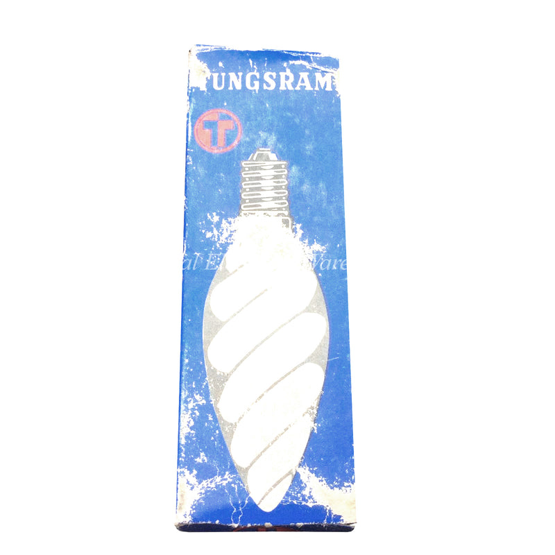 Tungsram Twisted Candle Opal Standard Light Bulb B22 40W 240V