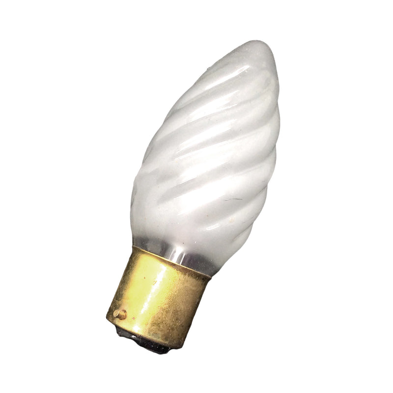 Tungsram Twisted Candle Opal Standard Light Bulb B22 40W 240V