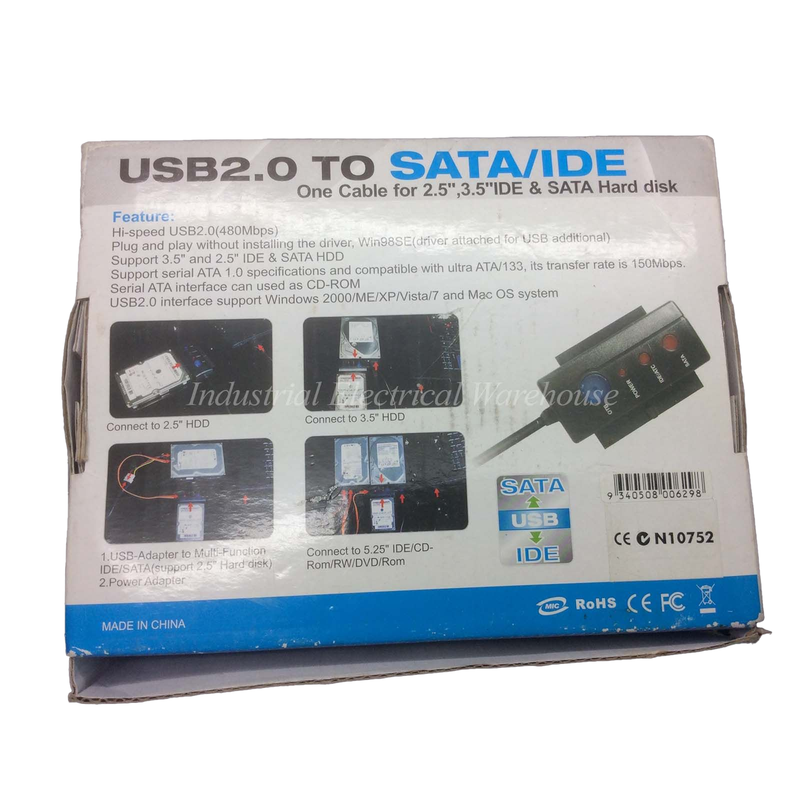 USB2.0 to SATA/IDE Converter 2.5” 3.5” Hard Drive & Sata Hard Disk