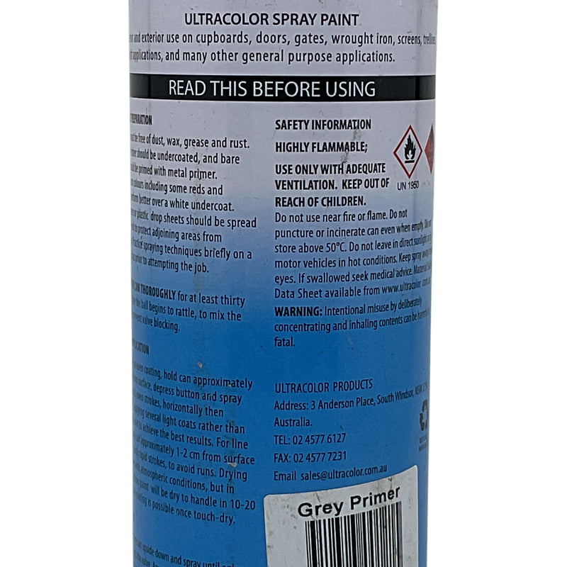 Ultracolor Primer Spray 250g Grey GJ171118