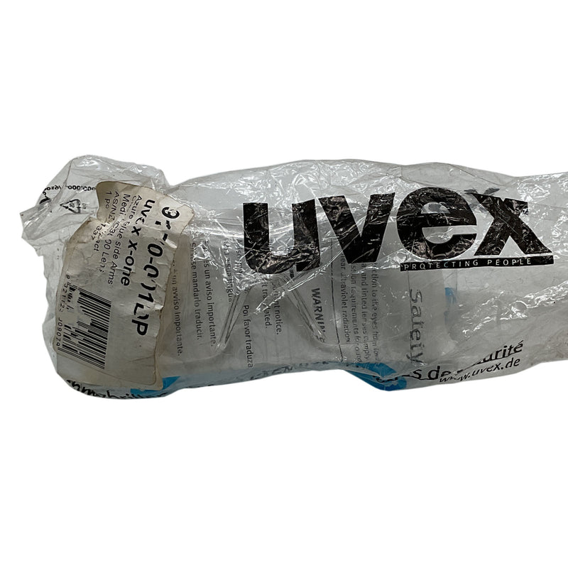 Uvex X-One Safety Glass Blue Clear Frame 9170-001DP