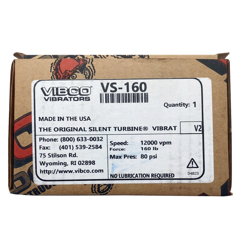 Vibco Pneumatic Vibrator 160lb 10000 Vpm 80PSI VS-160