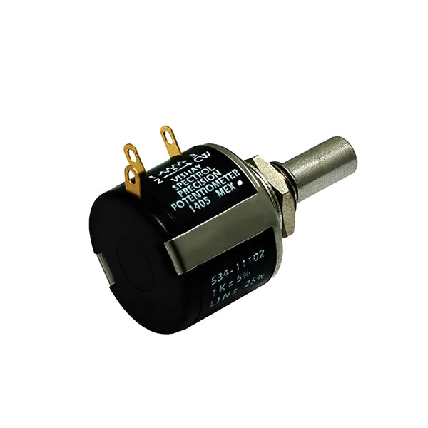 Vishay 534 Series Wirewound Potentiometer 100Ω ±5% 2W Black 460-7504 534B1101JL
