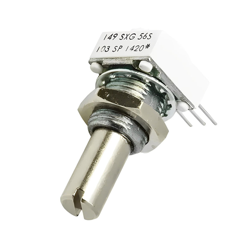 Vishay Rotary Potentiometer 1-Gang 10kΩ 484-8575