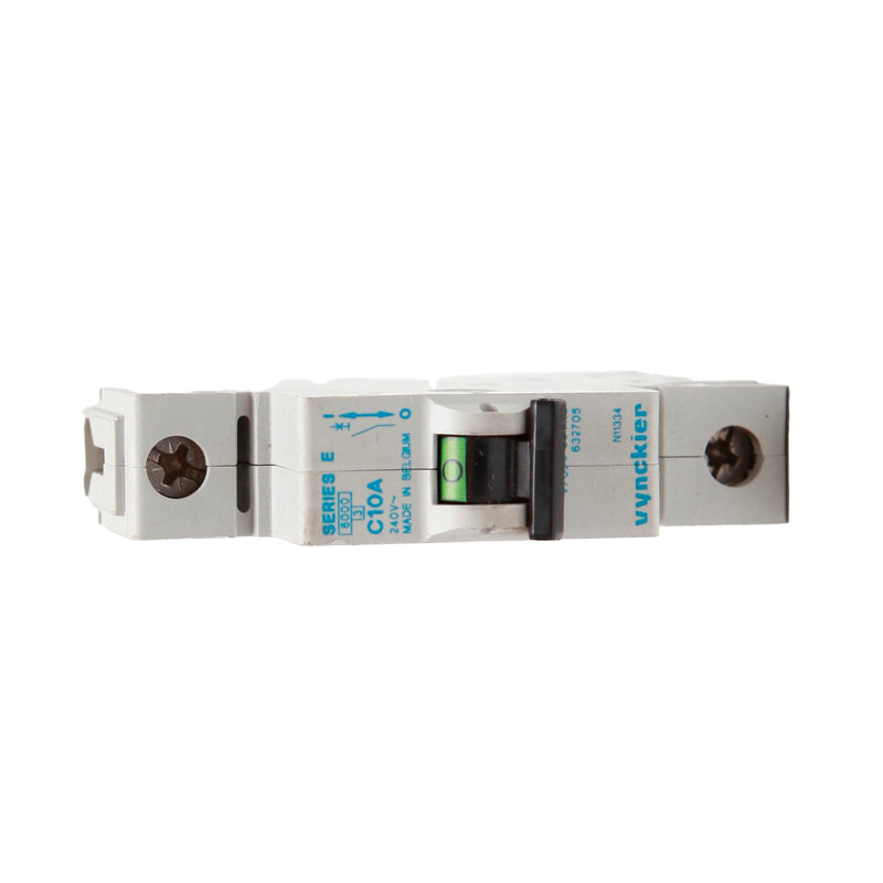 Vynckier Miniature Circuit Breaker Single Pole C10A 6kA 240V N11334 632705