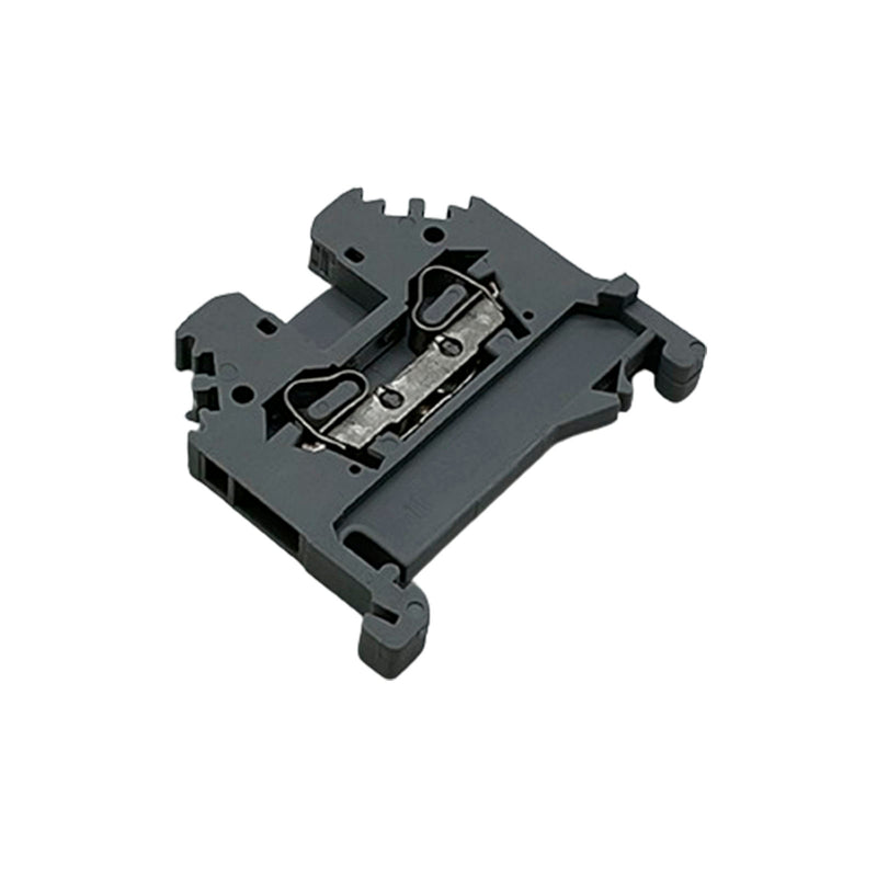 Wago DIN Rail Mount Terminal Block 2-Ways 2.5 mm² Clamp Gray 280-101