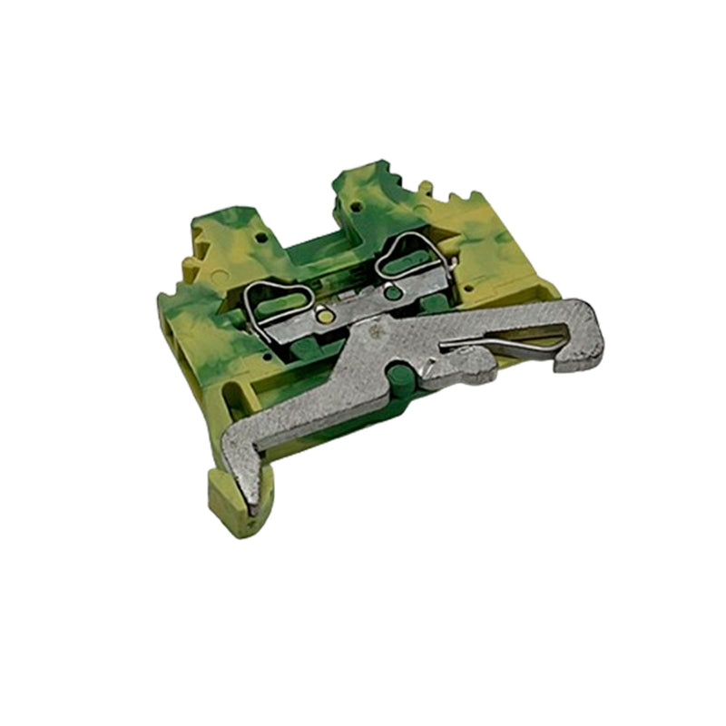 Wago Terminal Block 2 Ways 28-12AWG 2.5mm² Clamp 24A Green/Yellow 280-107