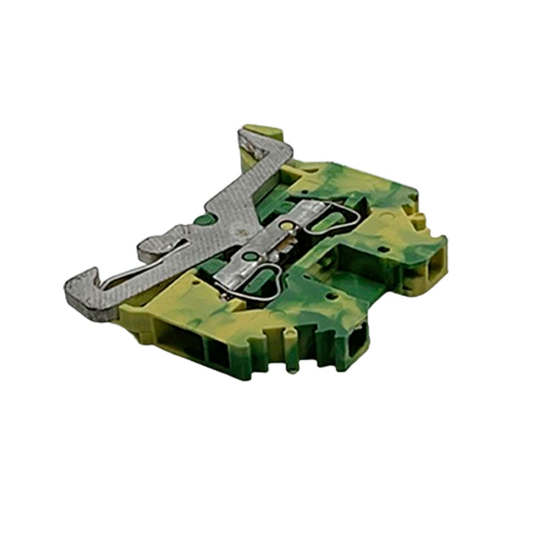 Wago Terminal Block 2 Ways 28-12AWG 2.5mm² Clamp 24A Green/Yellow 280-107