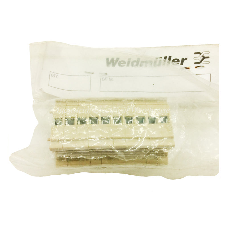 Weidmuller Feed Through Terminal Block 250V 24A (10) Beige AKZ-2.5 - 0697160000