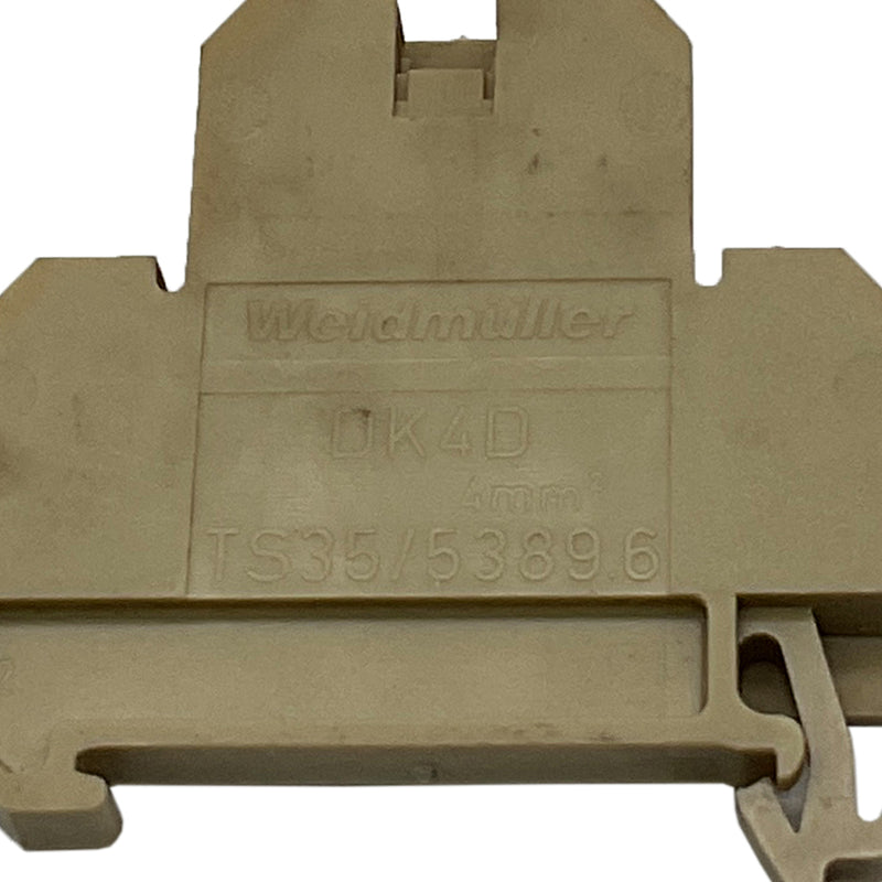 Weidmuller Terminal Block 380V 10A Din Rail Beige 39666