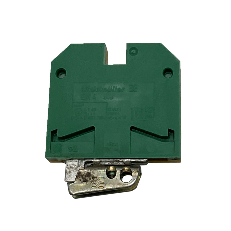 Weidmuller Terminal Block 800V Green/Yellow EK4