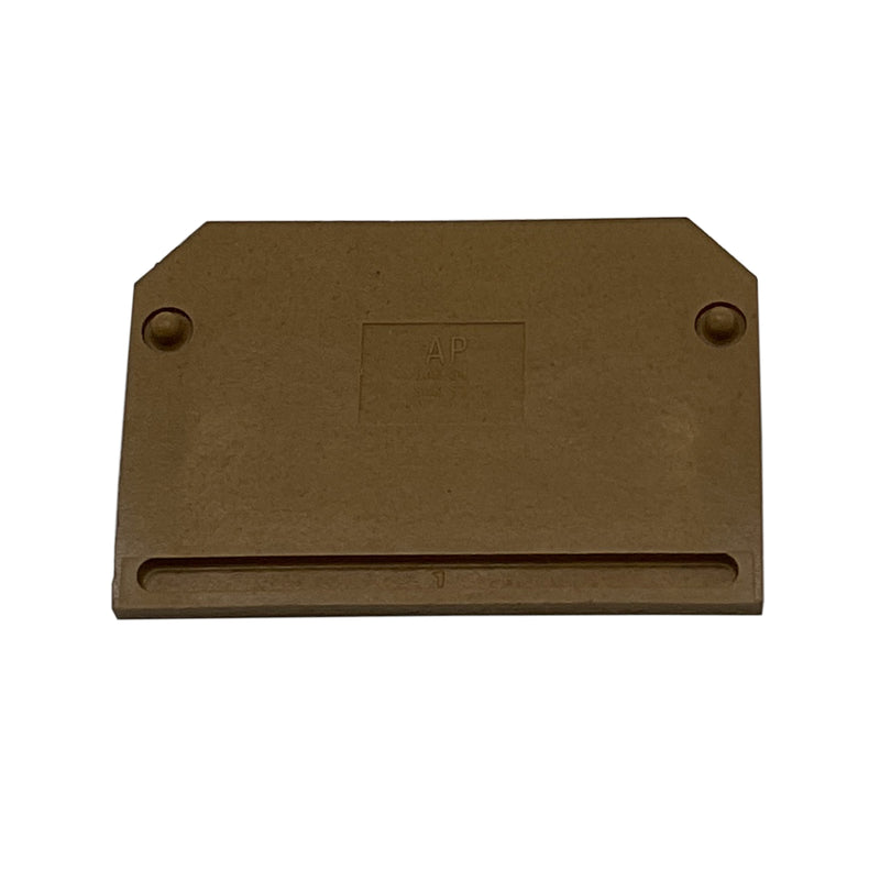 Weidmuller End Plate Beige SAKS1/SAKS3