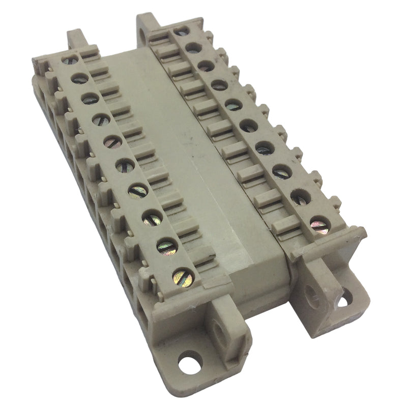 Weidmuller Terminal Block Connector 10A 300VAC 20-14AWG STV2:10