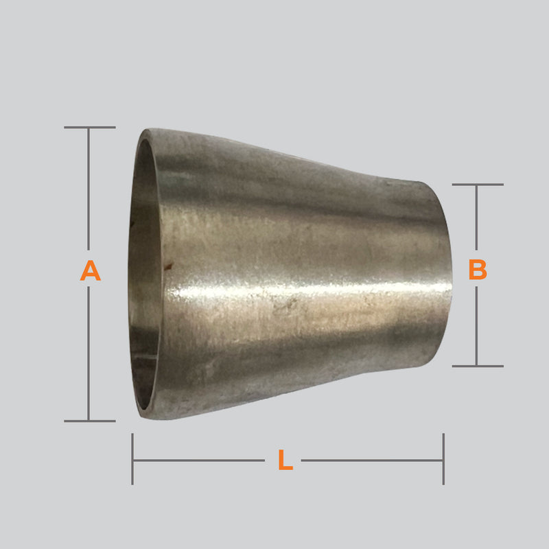 Welding Reducer Pipe Concentric 316 Stainless Steel