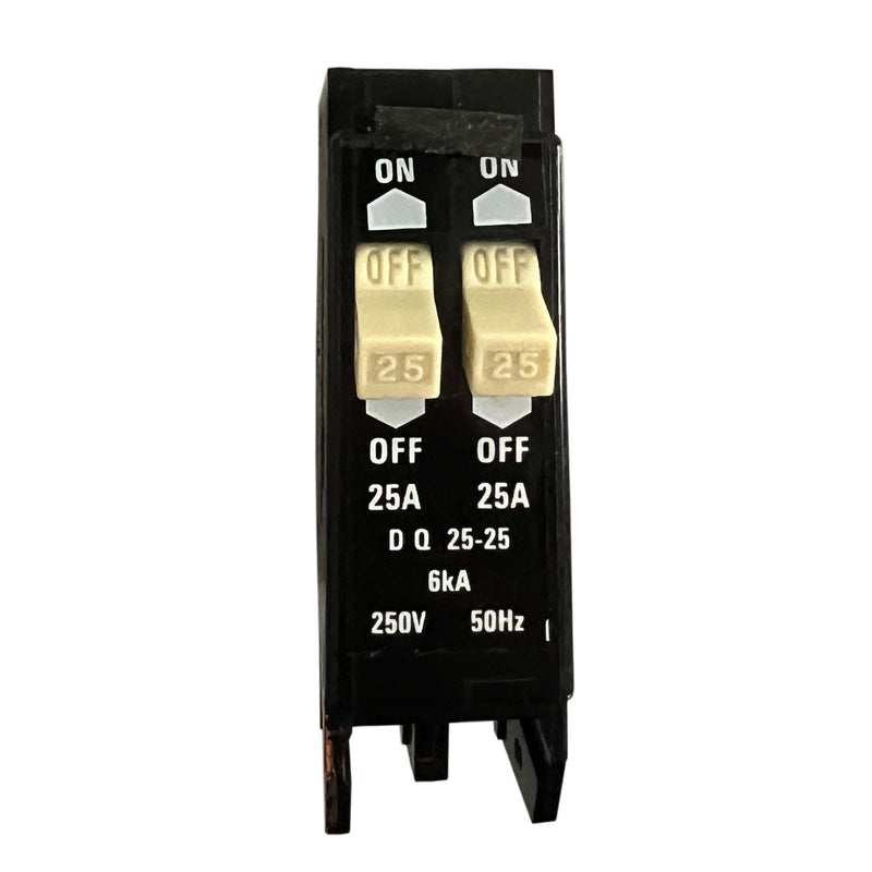 Westinghouse Quicklag Duplex N28 Circuit Breaker 2P 25A DQ 25-25