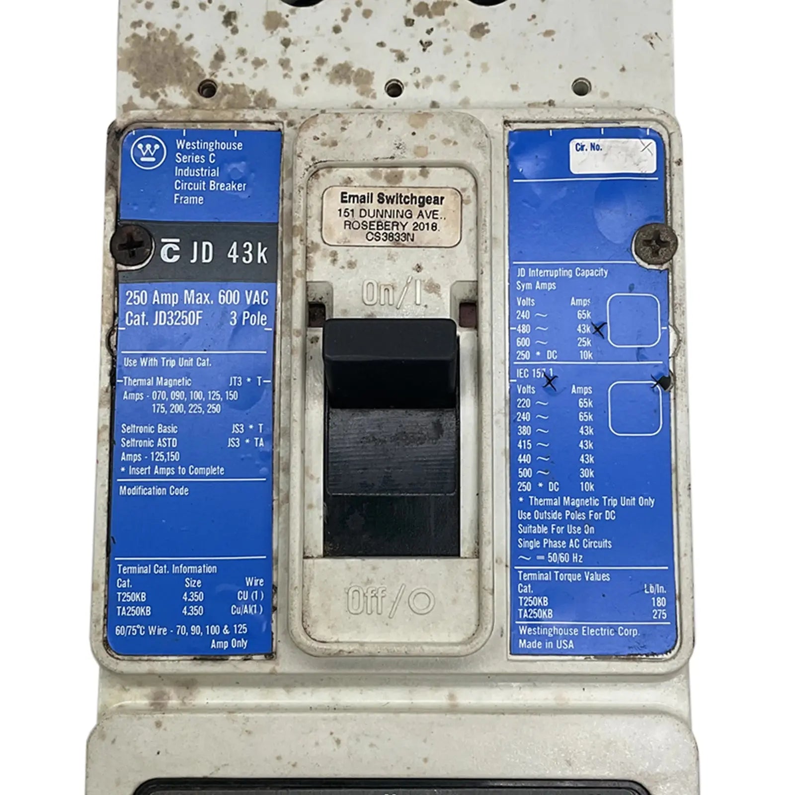 Westinghouse-JD3250F-1-Industrial-Electrical-Warehouse-Shop-Now
