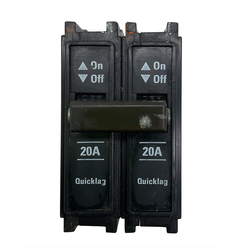 Westinghouse Quicklag Circuit Breaker 2-Pole 440V 20A N10019