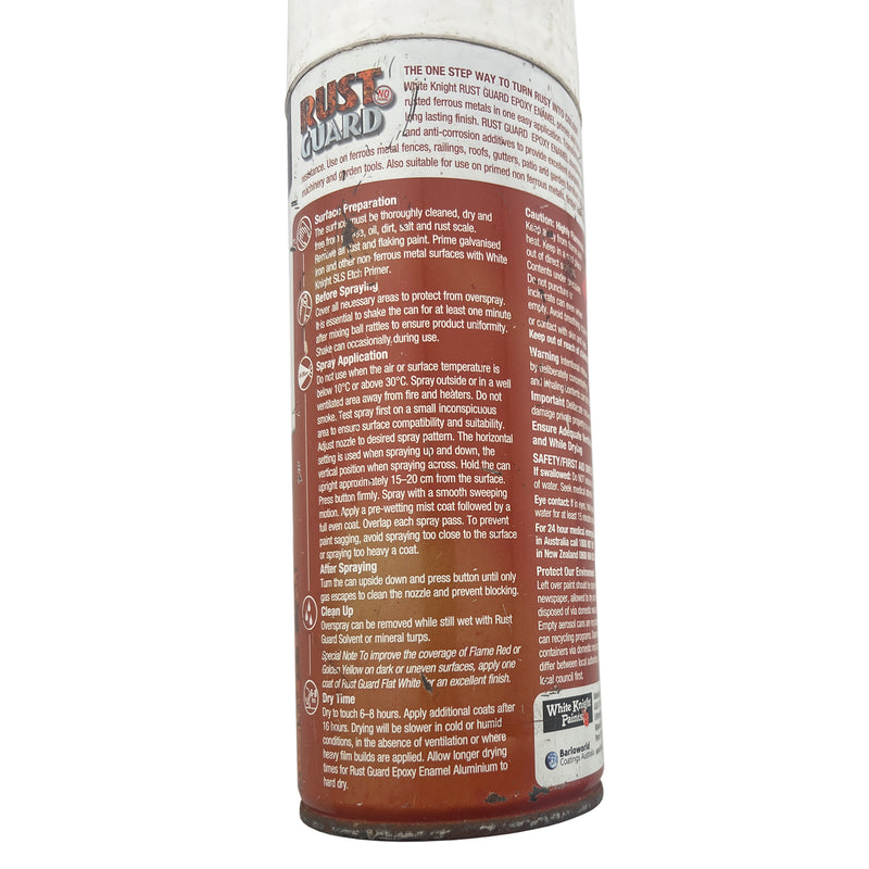 White Knight Rust Guard Epoxy Enamel Gloss White 310g