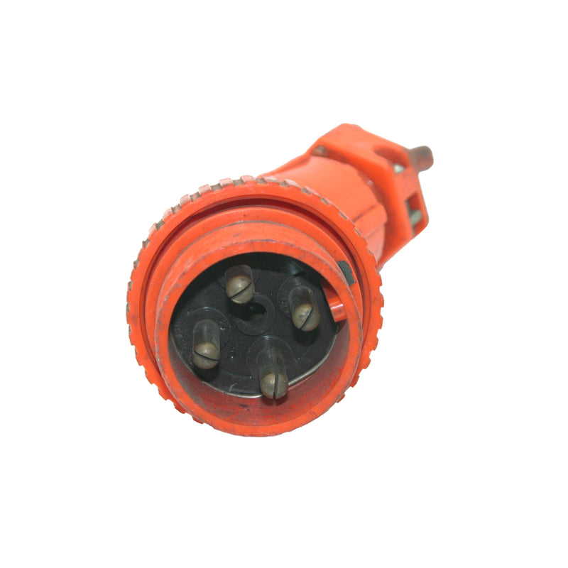 Wilco Clipsal Weatherproof Angled Plug V:62293 500VAC 32A 4 Pin Orange WIPM432