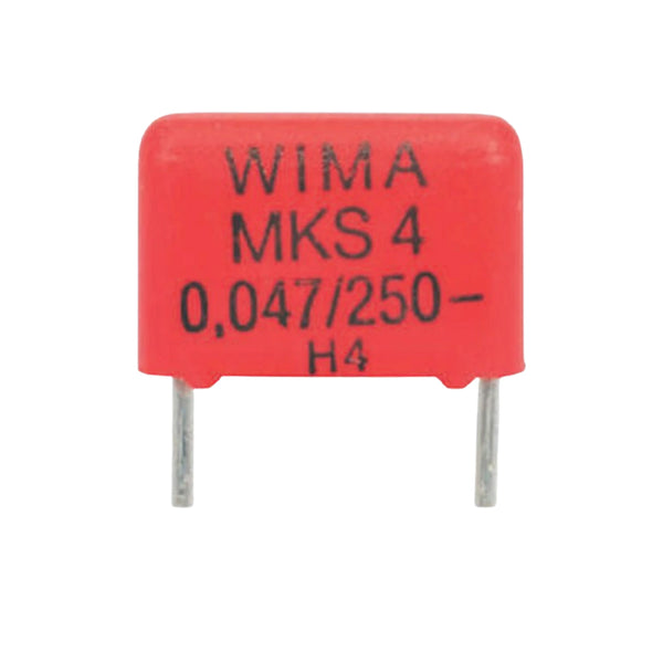 Wima Thru Hole Polyester Film Capacitor 200VAC 400VDC 5 Pieces Per Pack 116-616 MKS4G021003C00KSSD