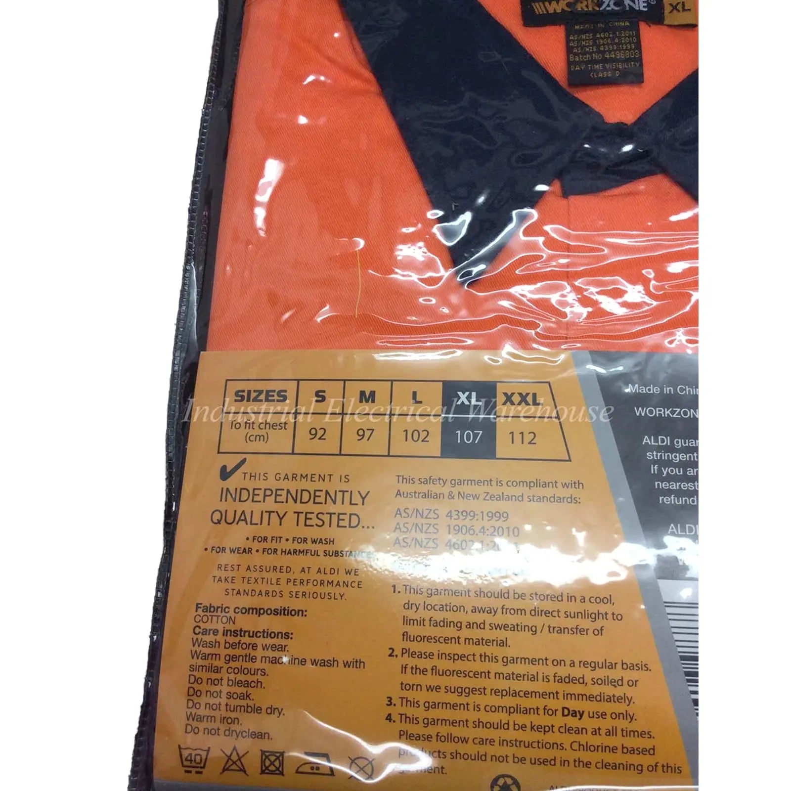 Workzone-Short-Sleeve-Orange-Size-XL-5-Industrial-Electrical-Warehouse-Shop-Now