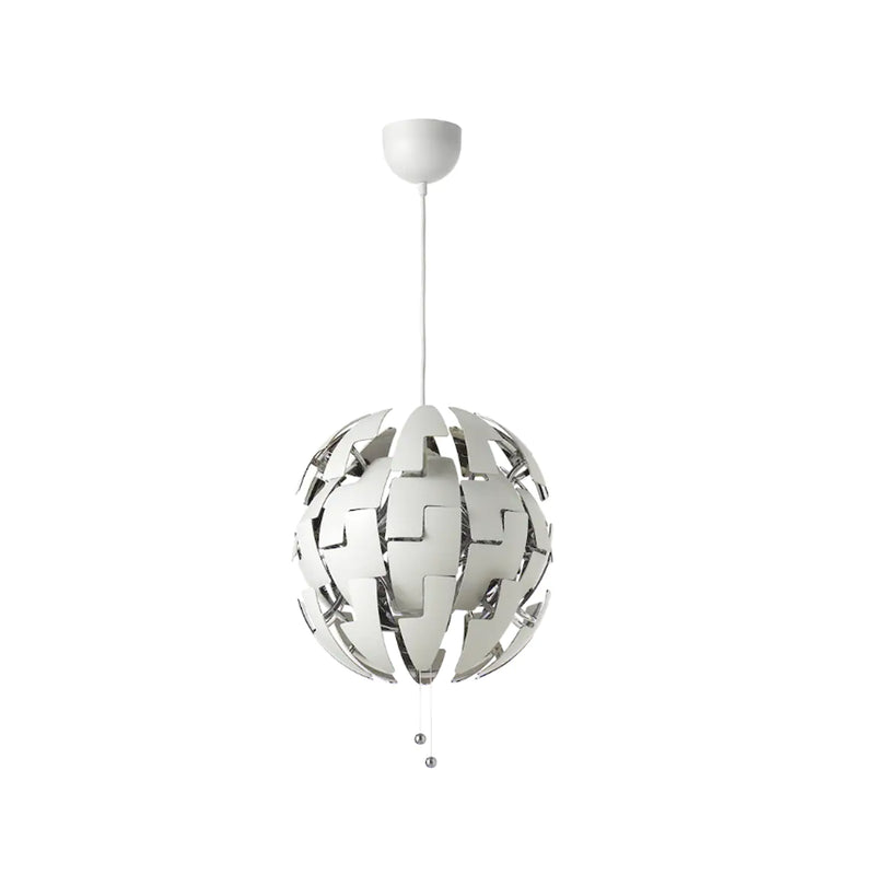 IKEA Pendant Lamp Light Ceiling Fitting Fixture White/Silver PS 2014