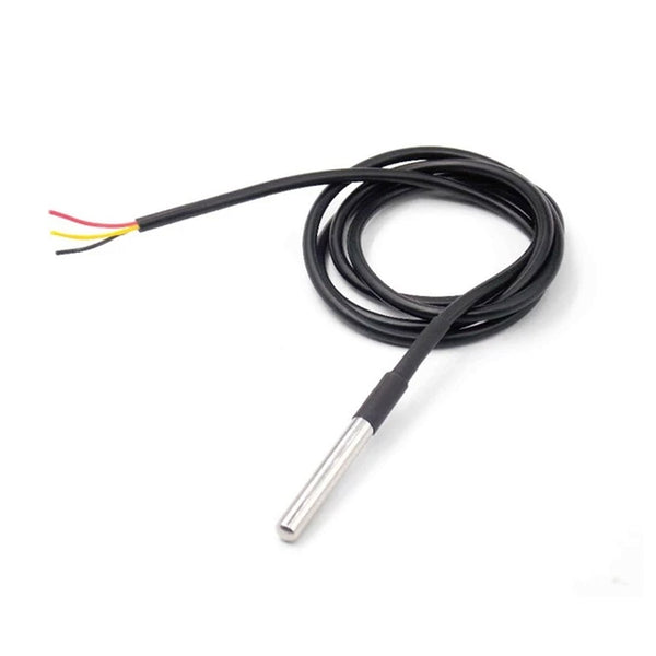 Temperature Probe 6x78mm with 5m Steel Braided Cable 100°C PT100-Temperature Probe-Industrial Electrical Warehouse